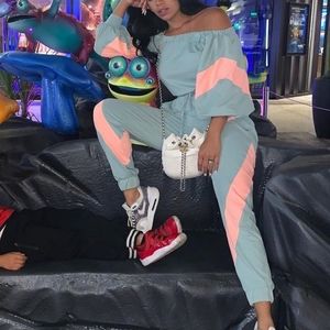 Fashion Nova Quick Moves Colorblock Jumpsuit